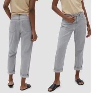 Everlane The Summer Jean Ash Grey High Rise Denim Jeans 10 Regular EUC